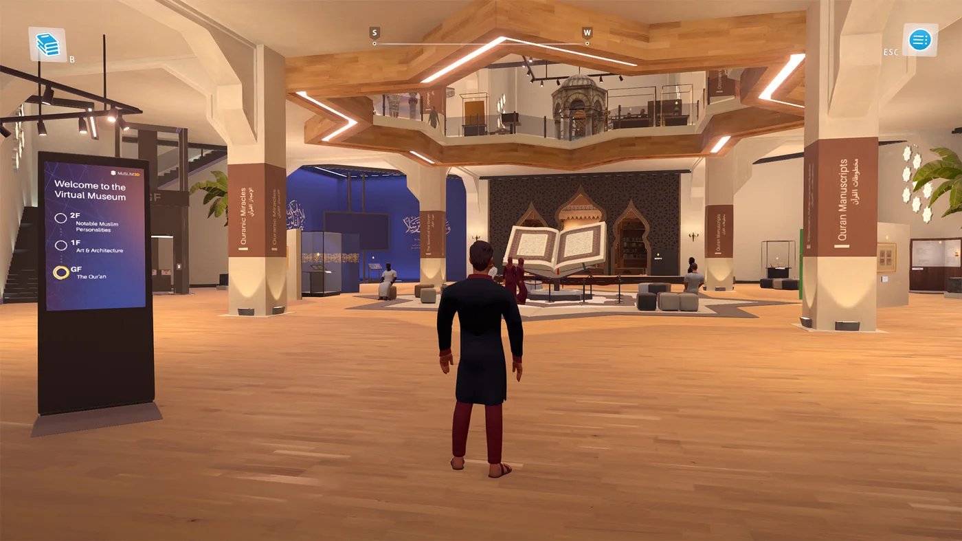 Inside the Virtual Museum of Muslim 3D